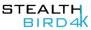Stealth Bird 4K logo on transparent background